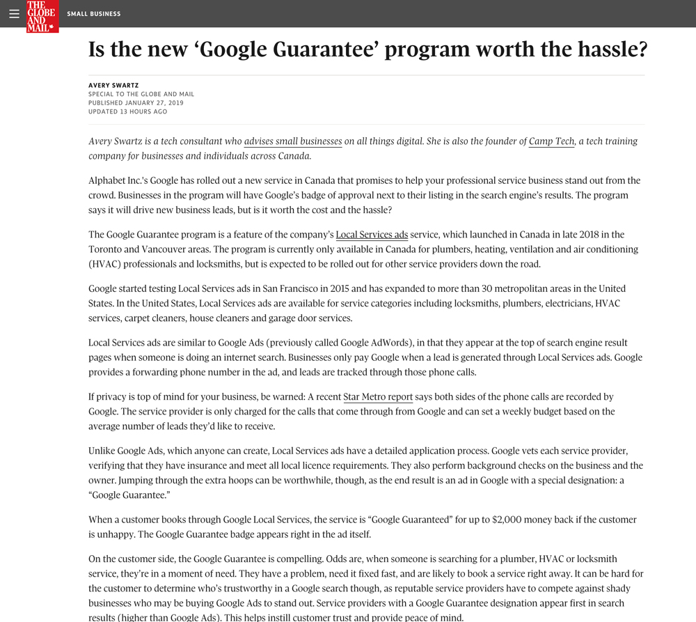 Is the new ‘Google Guarantee’ program worth the hassle?